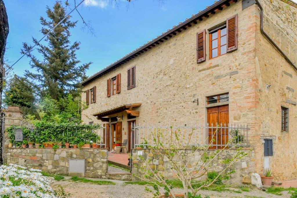 Appartamento Con Vista Panoramica In Chianti Сан-Донніно Екстер'єр фото