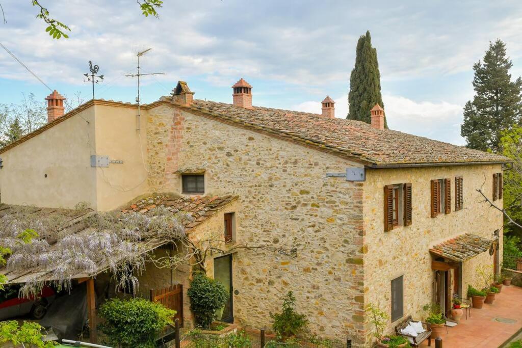 Appartamento Con Vista Panoramica In Chianti Сан-Донніно Екстер'єр фото