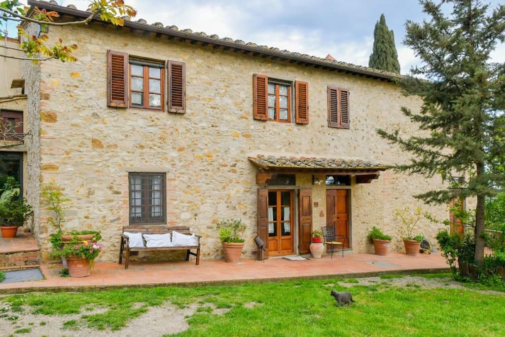Appartamento Con Vista Panoramica In Chianti Сан-Донніно Екстер'єр фото